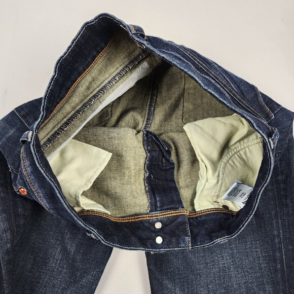 Hudson Jeans Womens 30x32 Blue Collin Flap Pocket Skinny Denim - Picture 5 of 10